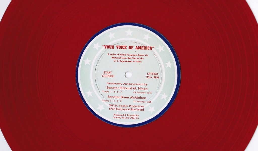 Your Voice of America with Richard Nixon and Brien McMahon US Department of State LP Record