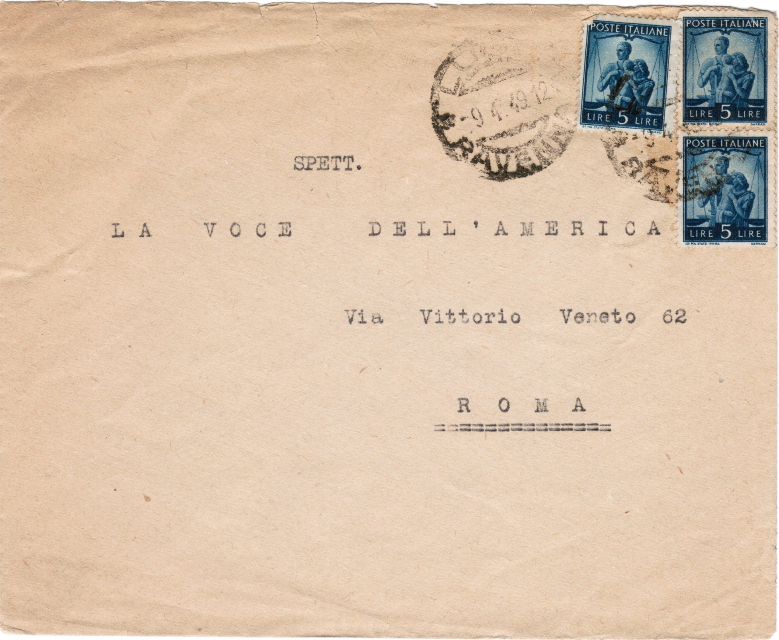 A 1949 Letter To Voice Of America From Italy Cold War Radio Museum