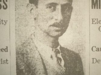 Bertram D Wolfe 1929 photograph.